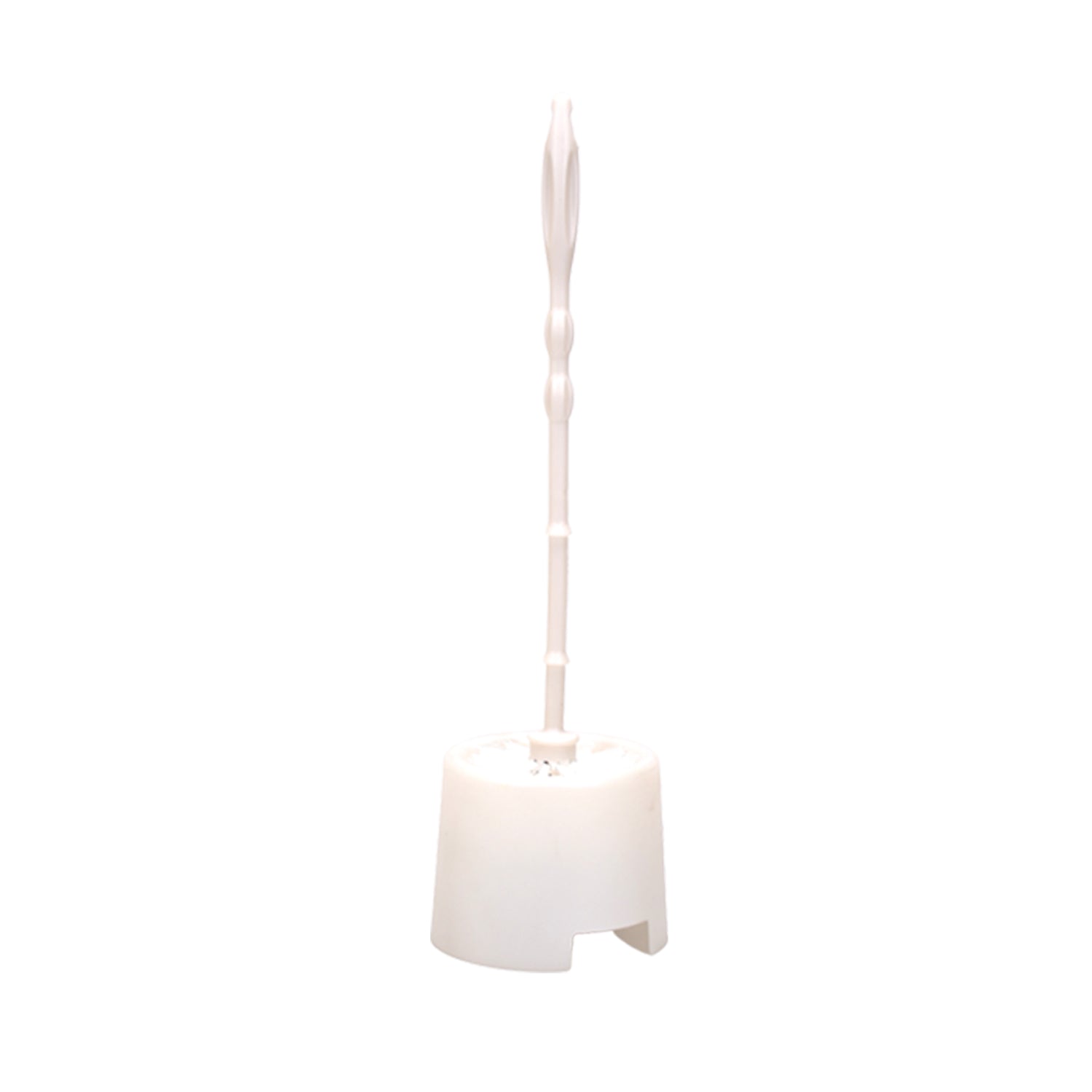 Potted toilet brush holder with brush Potted toilet brush holder with brush